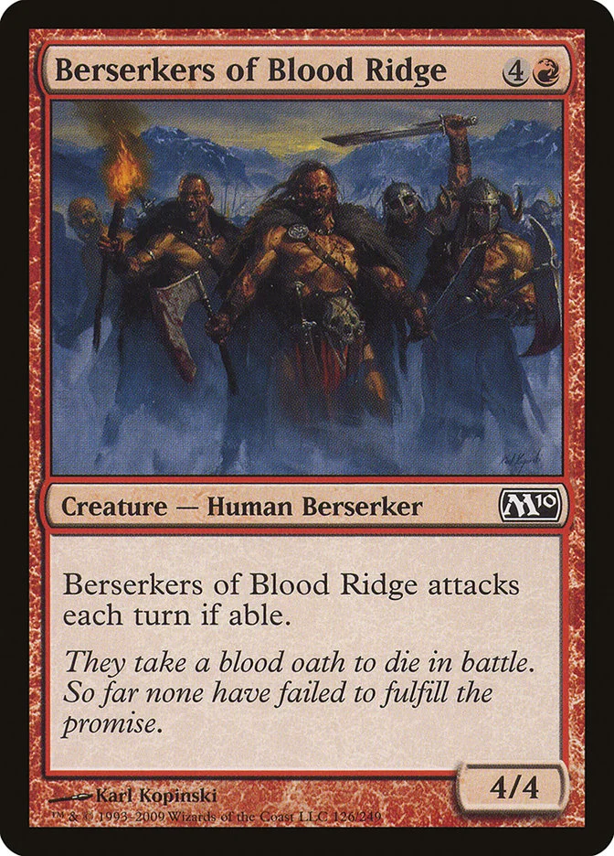 Berserkers of Blood Ridge 「M10/126」「EN」