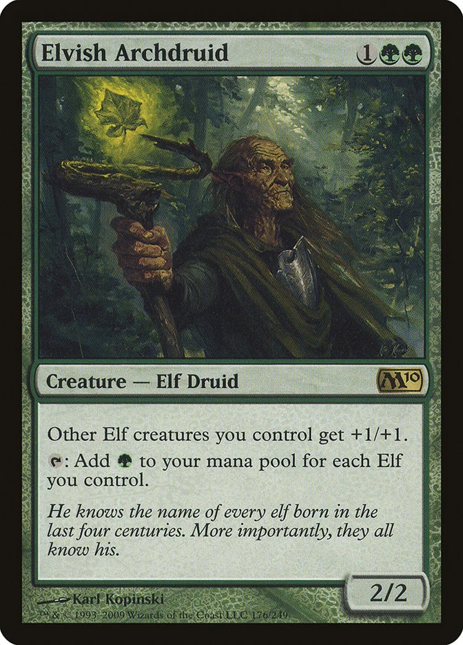 Elvish Archdruid 「M10/176」「EN」