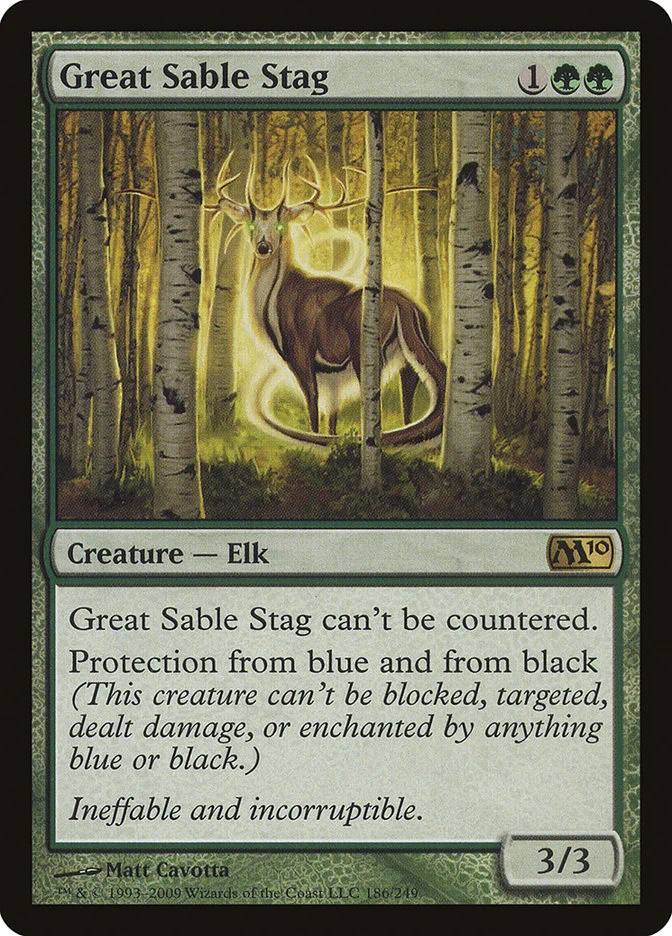 Great Sable Stag 「M10/186」「EN」