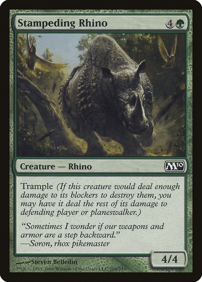 Stampeding Rhino 「M10/204」「EN」