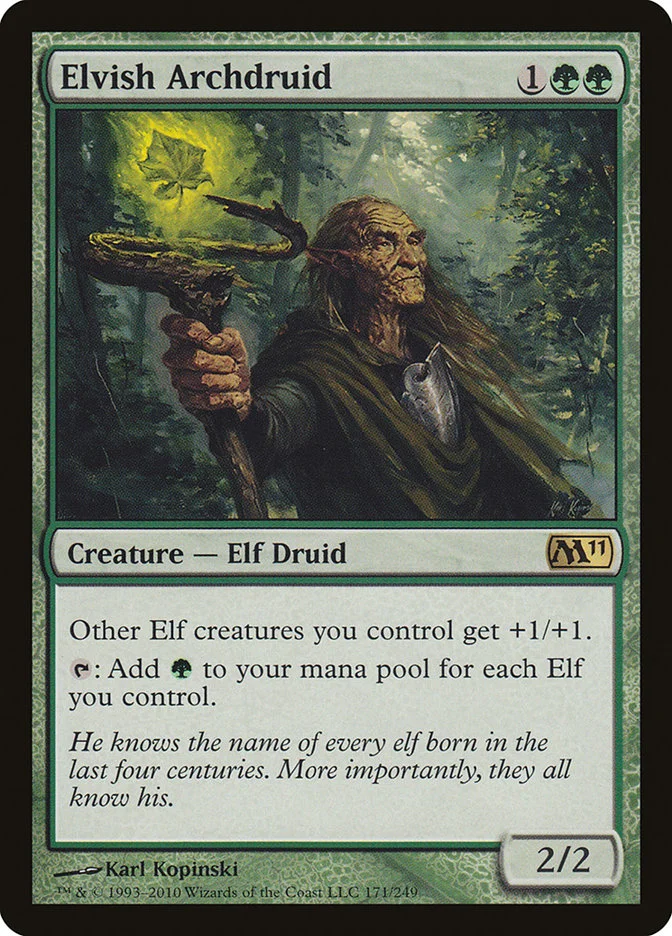 Elvish Archdruid 「M11/171」「EN」