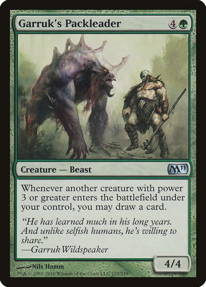 Garruk's Packleader 「M11/177」「EN」