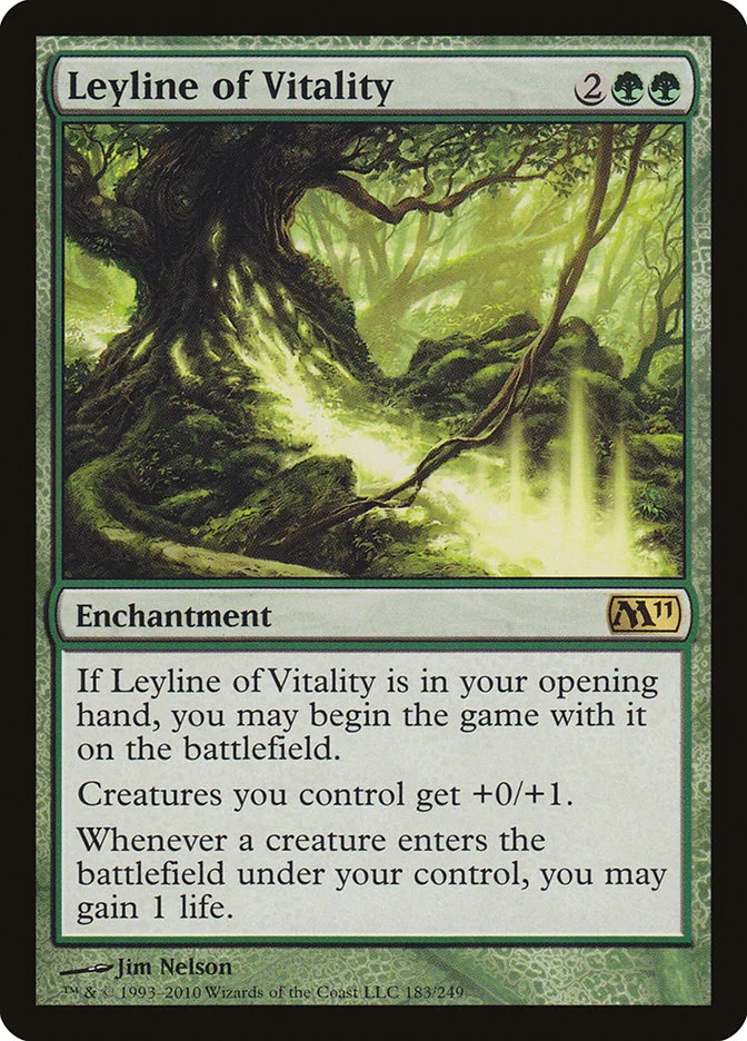 Leyline of Vitality 「M11/183」「EN」
