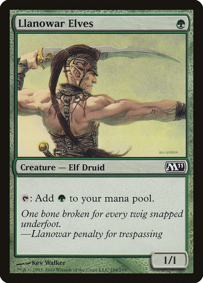 Llanowar Elves 「M11/184」「EN」