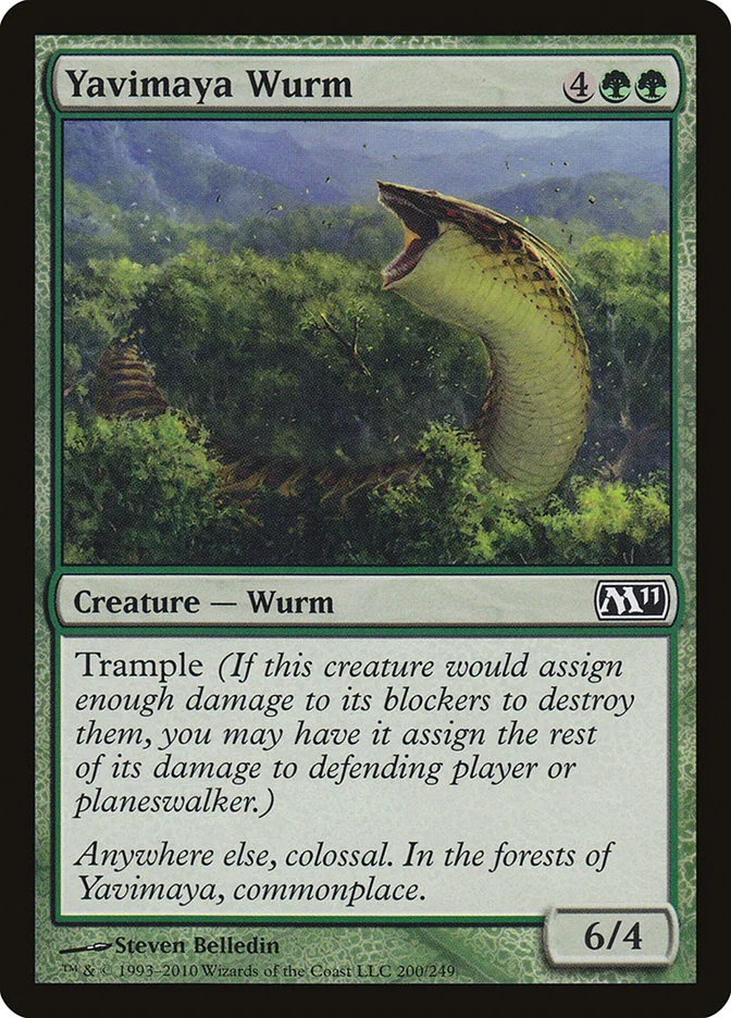Yavimaya Wurm 「M11/200」「EN」