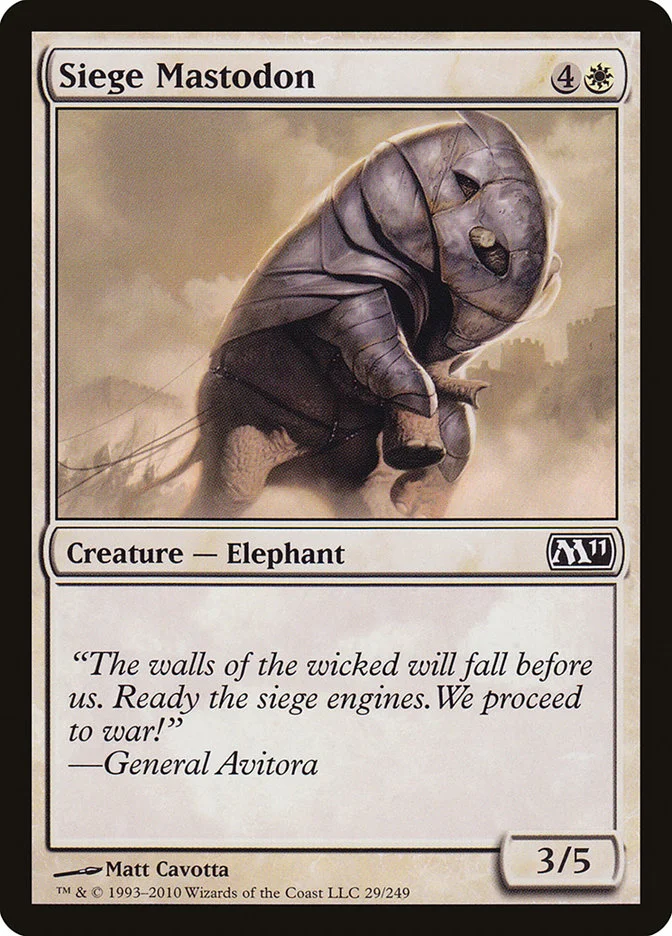 Siege Mastodon 「M11/29」「EN」