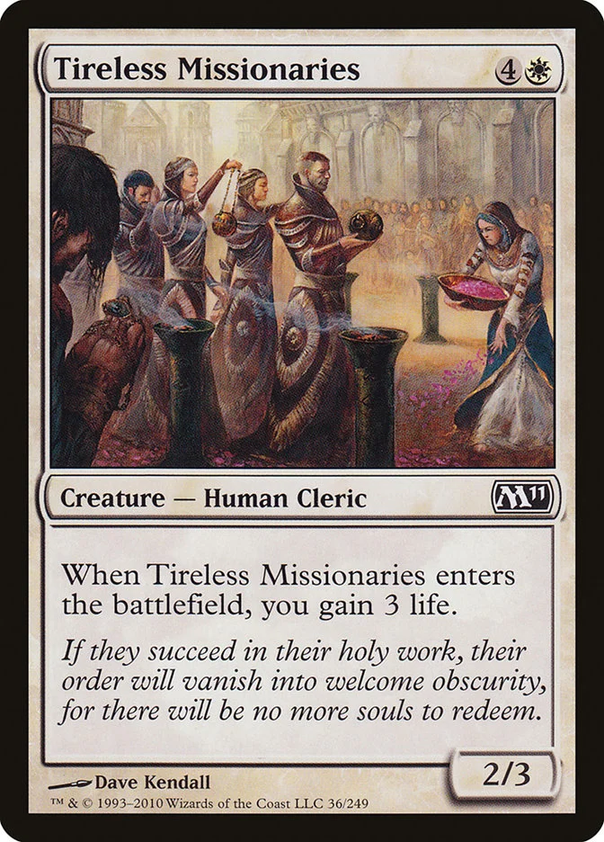 Tireless Missionaries 「M11/36」「EN」