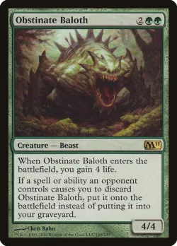 Obstinate Baloth #188 · Magic: The Gathering