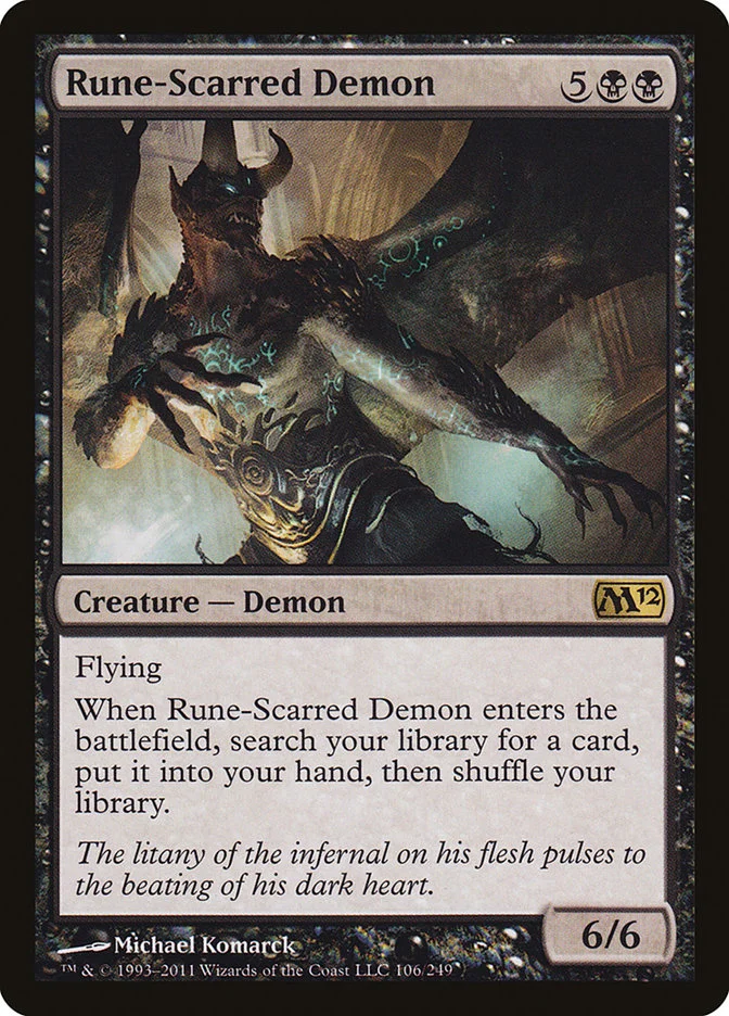 Rune-Scarred Demon 「M12/106」「EN」