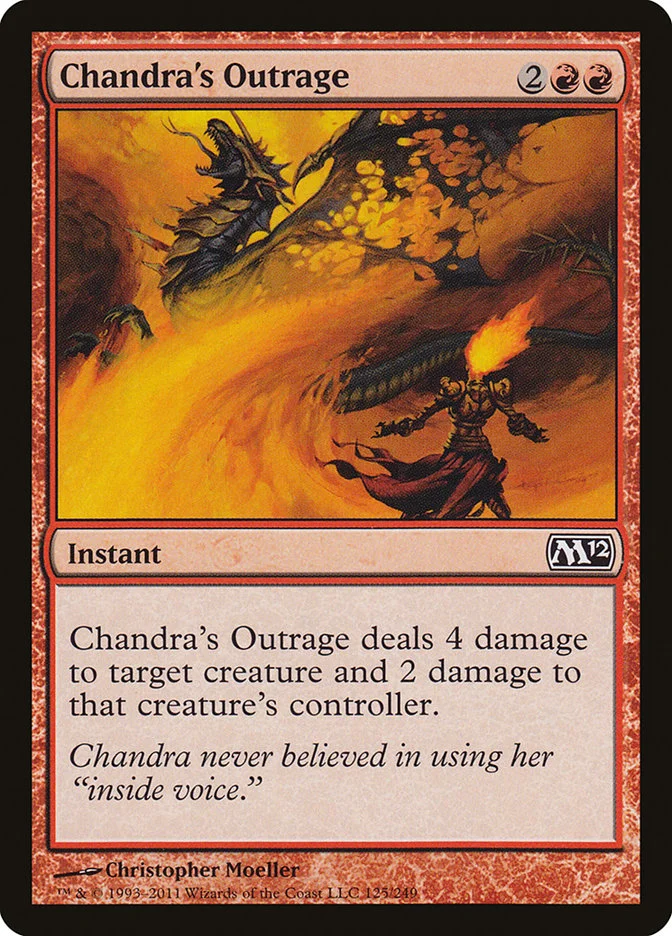 Chandra's Outrage 「M12/125」「EN」