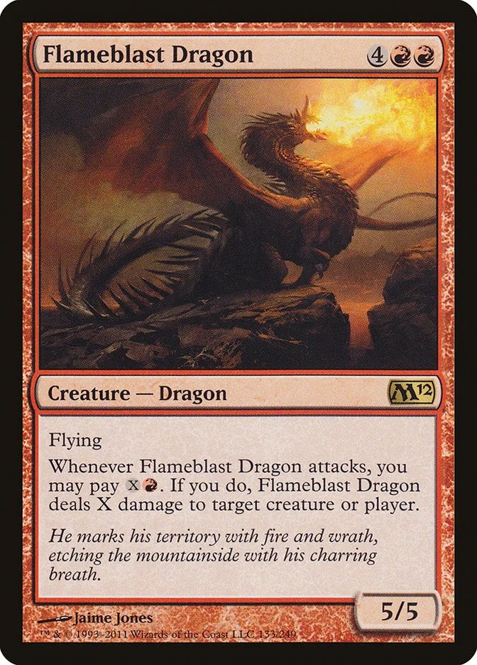 Flameblast Dragon 「M12/133」「EN」