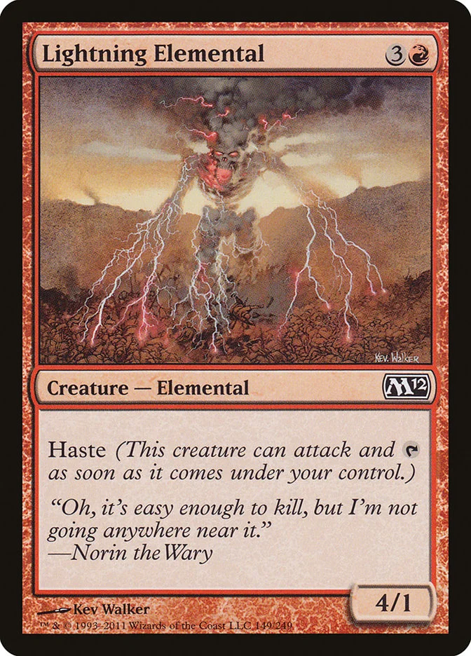 Lightning Elemental 「M12/149」「EN」