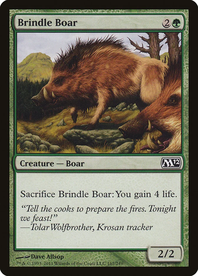 Brindle Boar 「M12/167」「EN」