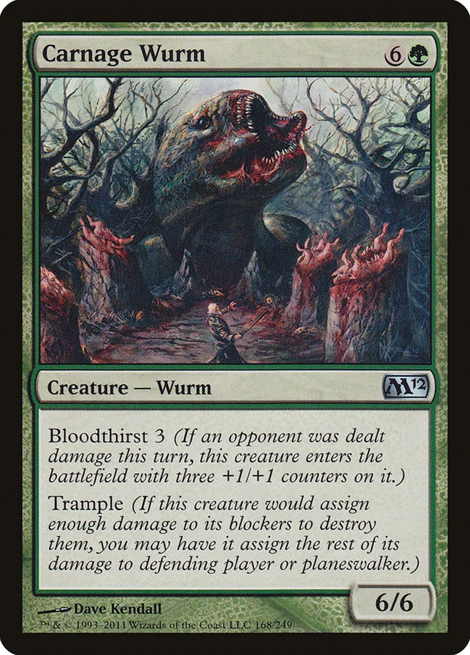 Carnage Wurm 「M12/168」「EN」