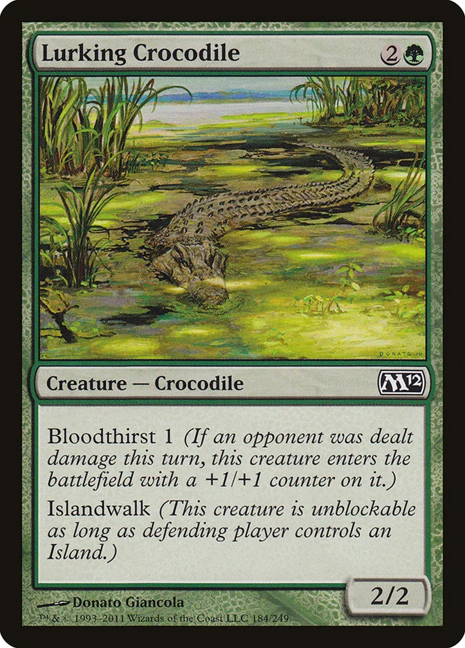 Lurking Crocodile 「M12/184」「EN」