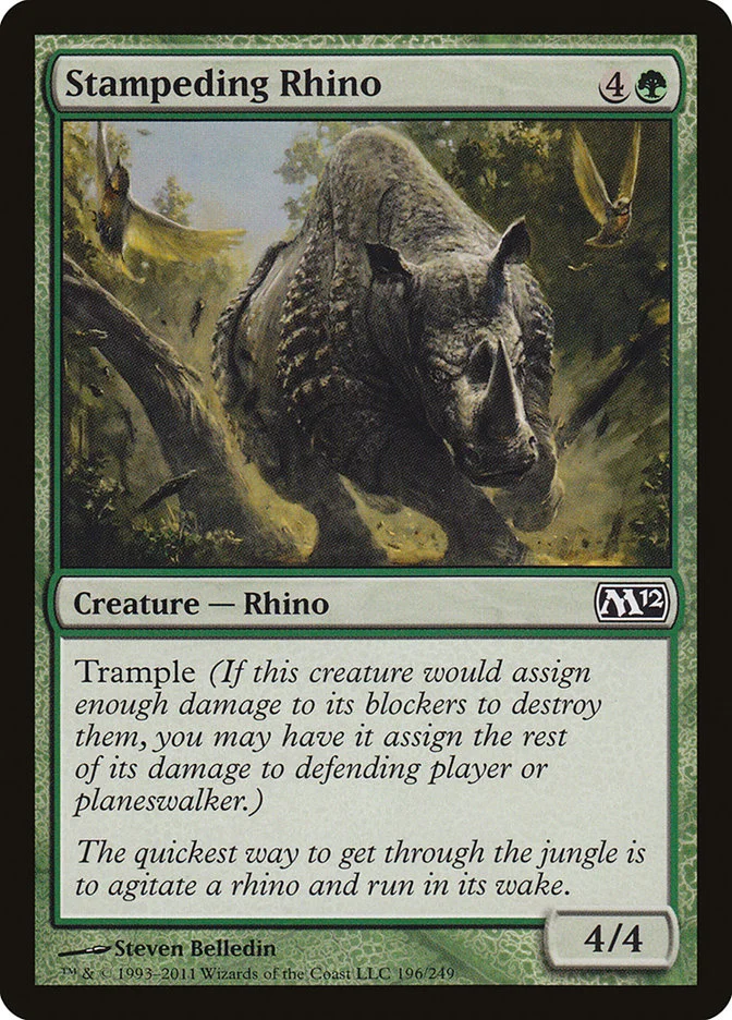 Stampeding Rhino 「M12/196」「EN」