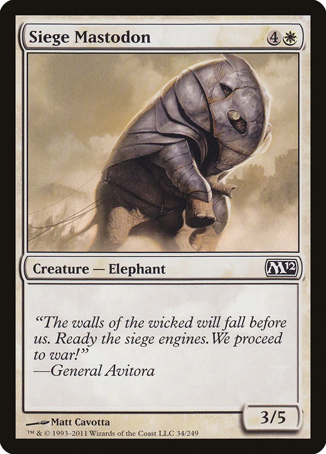 Siege Mastodon 「M12/34」「EN」