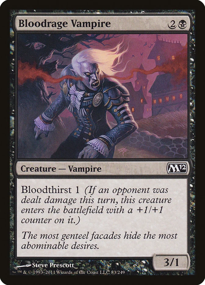Bloodrage Vampire 「M12/83」「EN」