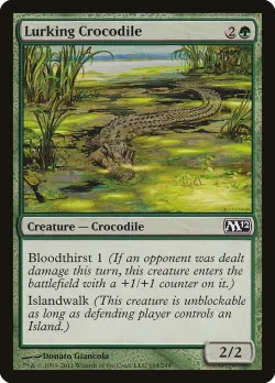 Lurking Crocodile #184 · Magic: The Gathering