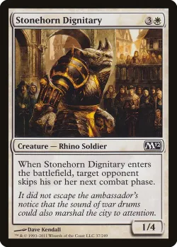 Stonehorn Dignitary #37 · Magic: The Gathering