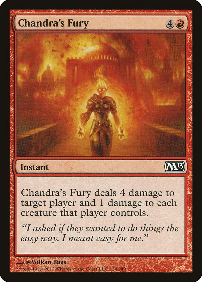 Chandra's Fury 「M13/124」「EN」