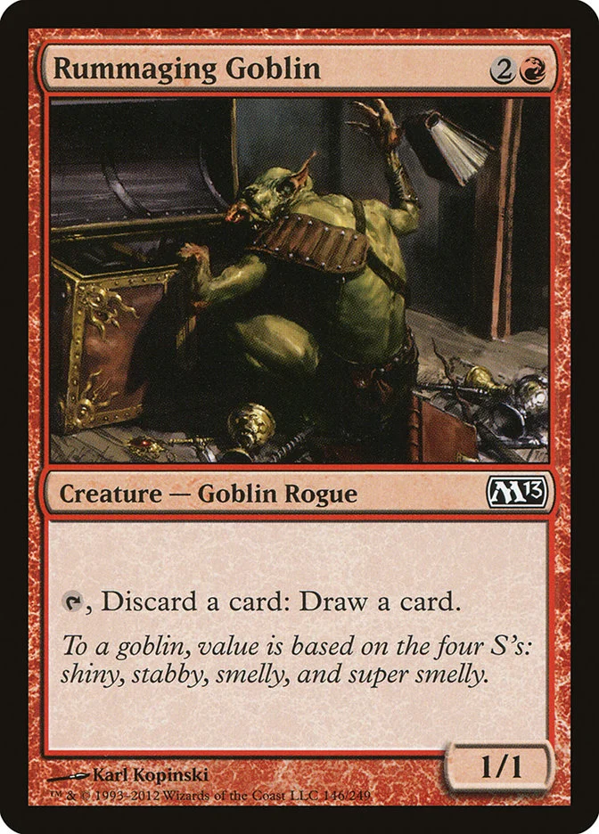 Rummaging Goblin 「M13/146」「EN」