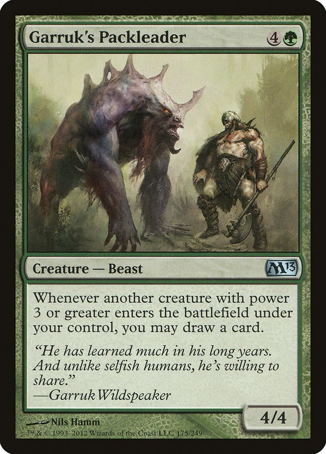 Garruk's Packleader 「M13/175」「EN」