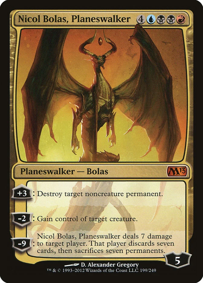 Nicol Bolas, Planeswalker 「M13/199」「EN」