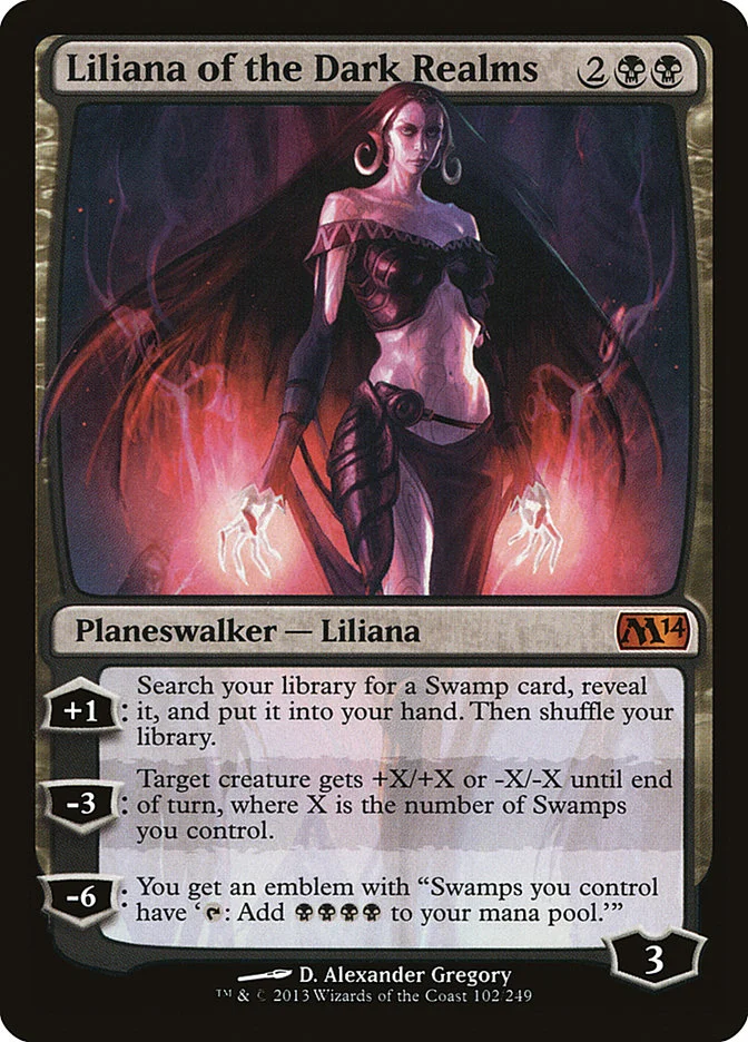 Liliana of the Dark Realms 「M14/102」「EN」