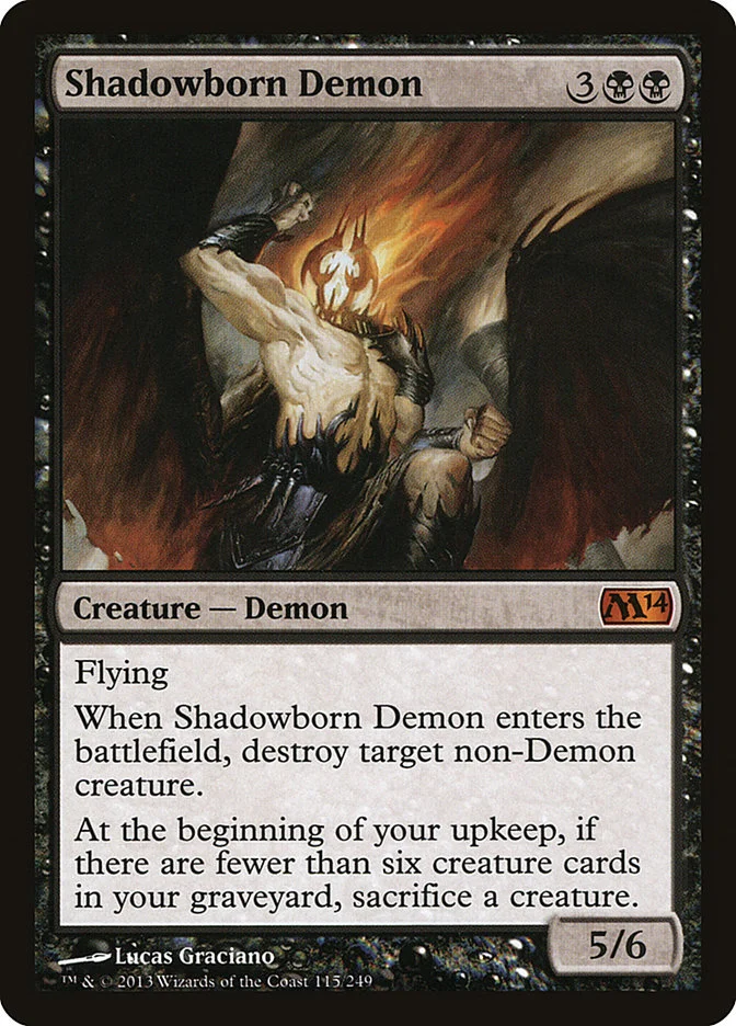 Shadowborn Demon 「M14/115」「EN」