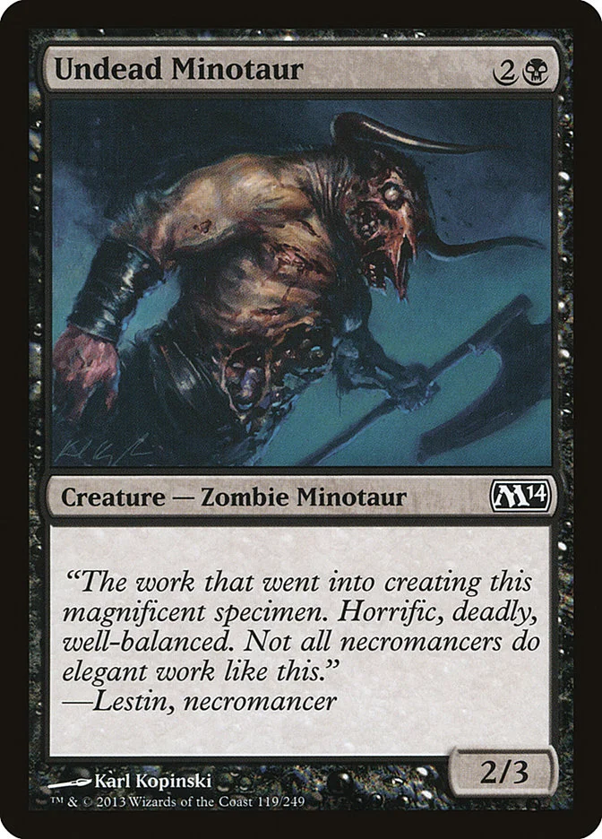 Undead Minotaur 「M14/119」「EN」