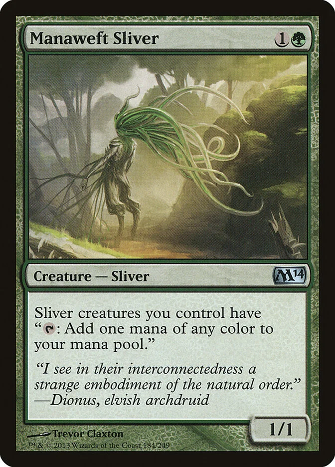 Manaweft Sliver 「M14/184」「EN」