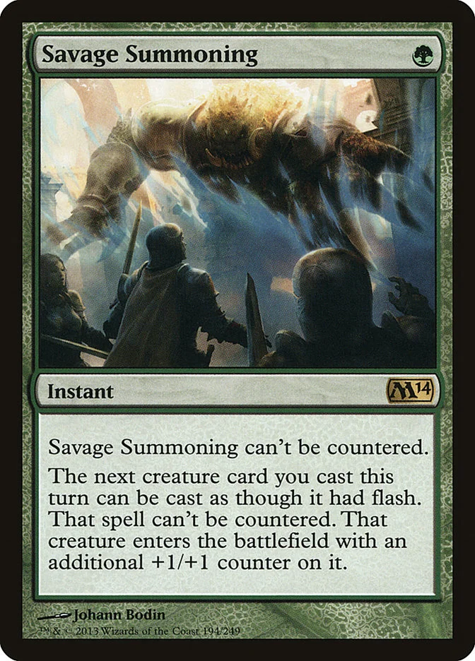 Savage Summoning 「M14/194」「EN」