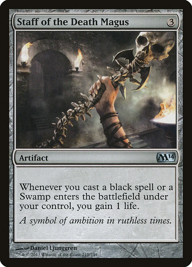 Staff of the Death Magus 「M14/219」「EN」