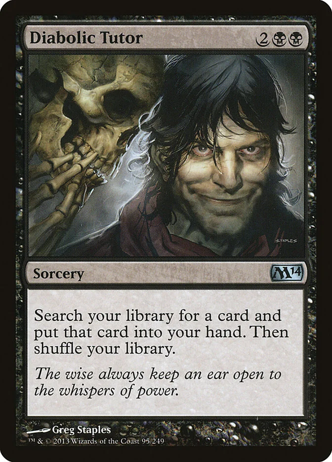 Diabolic Tutor 「M14/95」「EN」