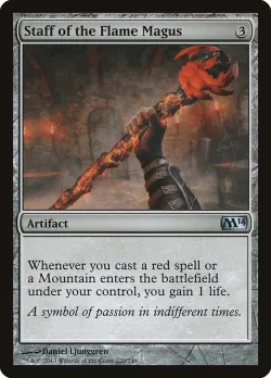 Staff of the Flame Magus 「M14/220」「EN」
