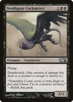 Deathgaze Cockatrice #94 · Magic: The Gathering