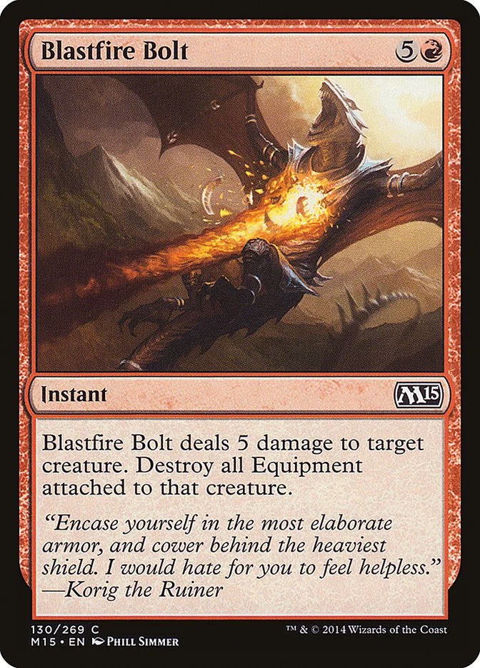 Blastfire Bolt 「M15/130」「EN」