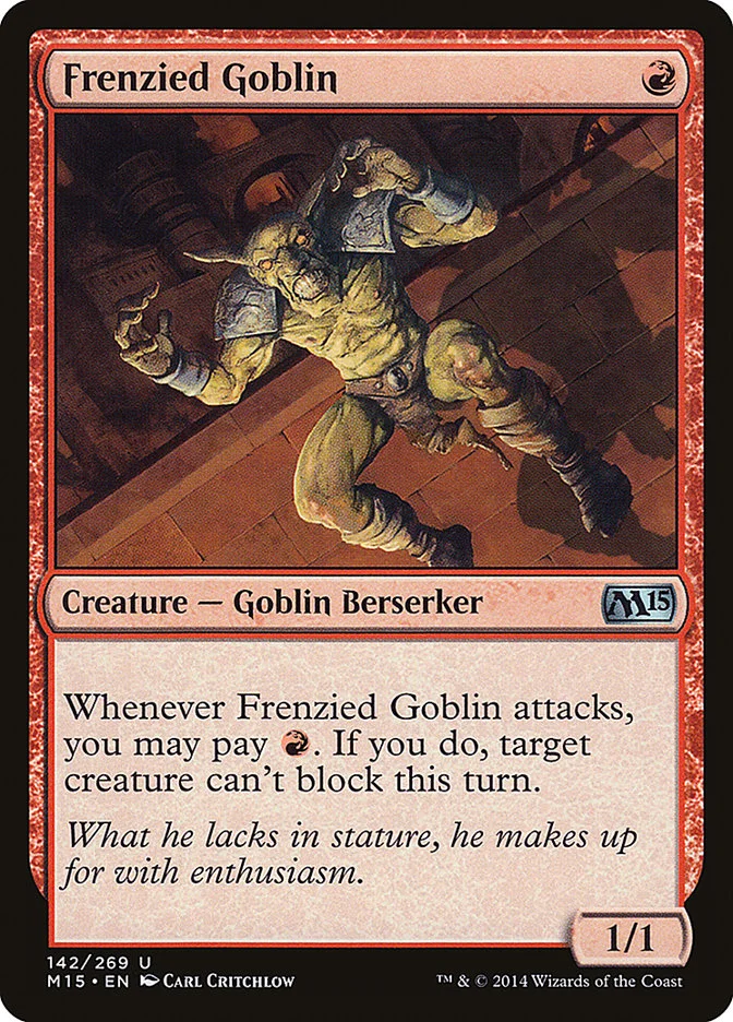 Frenzied Goblin 「M15/142」「EN」