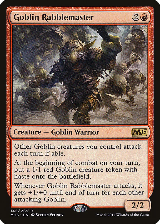 Goblin Rabblemaster 「M15/145」「EN」