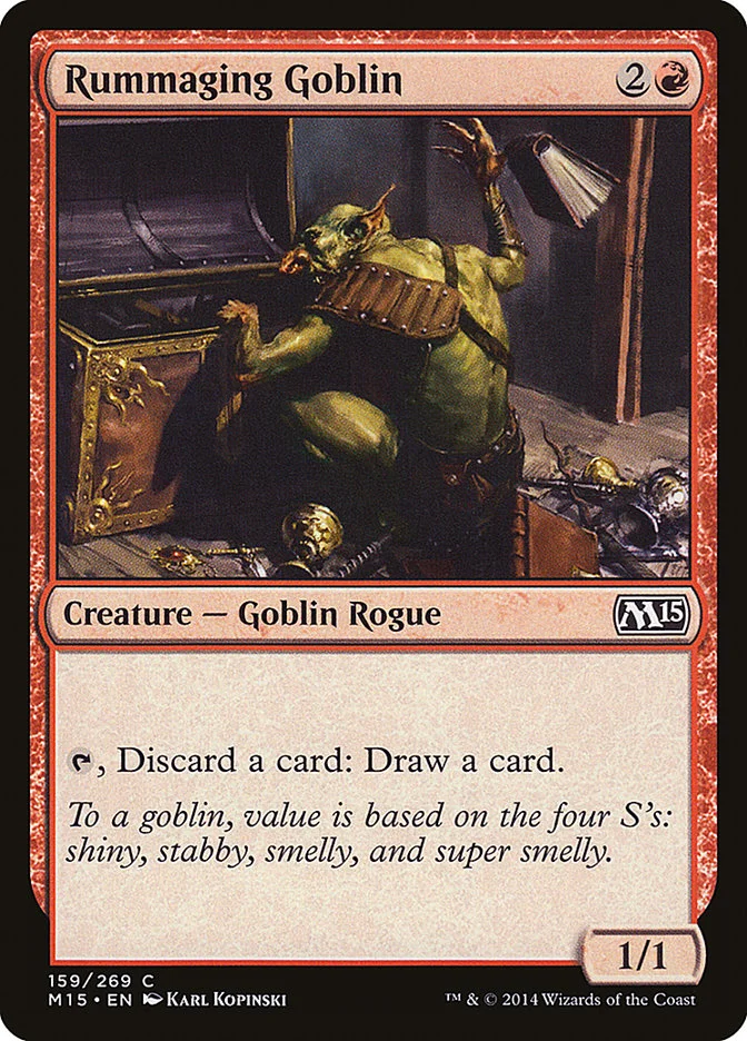 Rummaging Goblin 「M15/159」「EN」