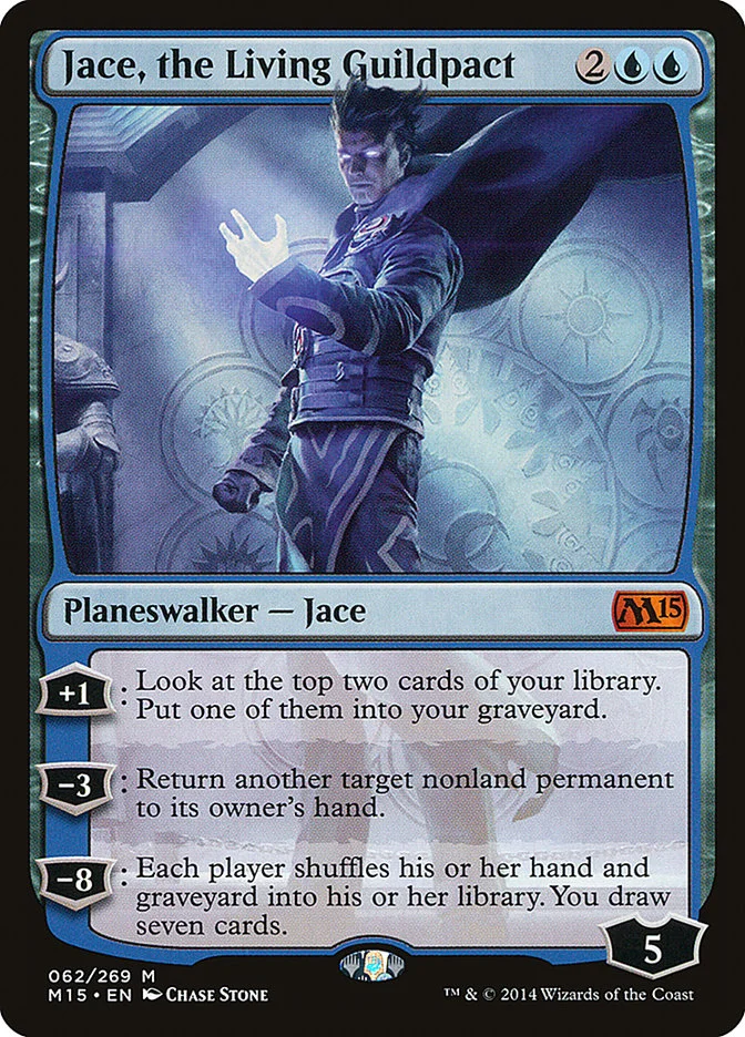Jace, the Living Guildpact 「M15/62」「EN」