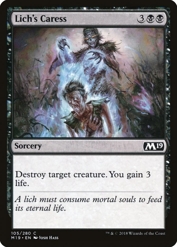 Lich's Caress 「M19/105」「EN」