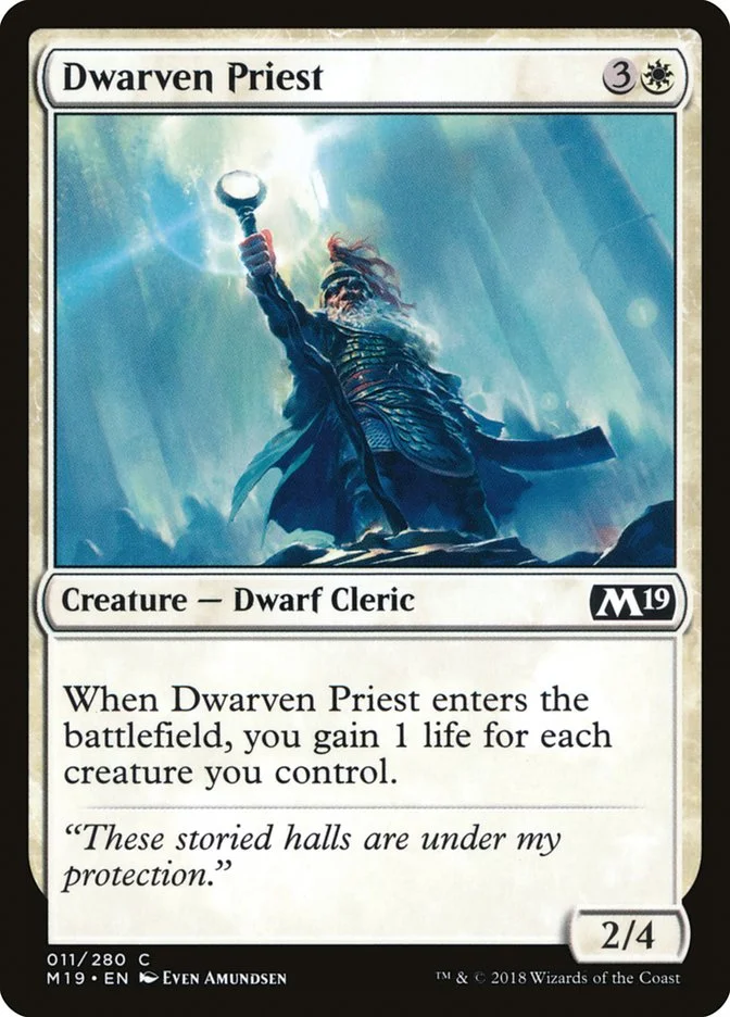 Dwarven Priest 「M19/11」「EN」
