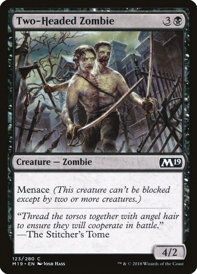 Two-Headed Zombie 「M19/123」「EN」