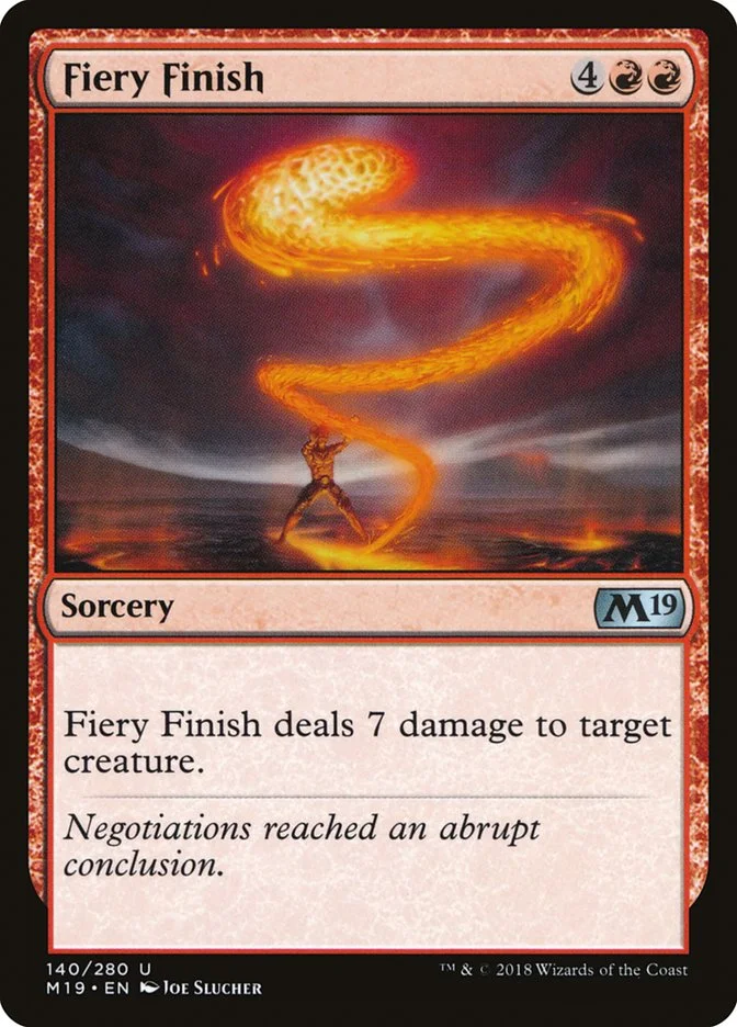 Fiery Finish 「M19/140」「EN」