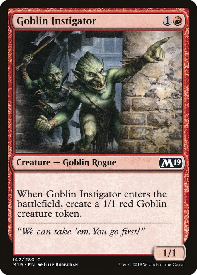 Goblin Instigator 「M19/142」「EN」