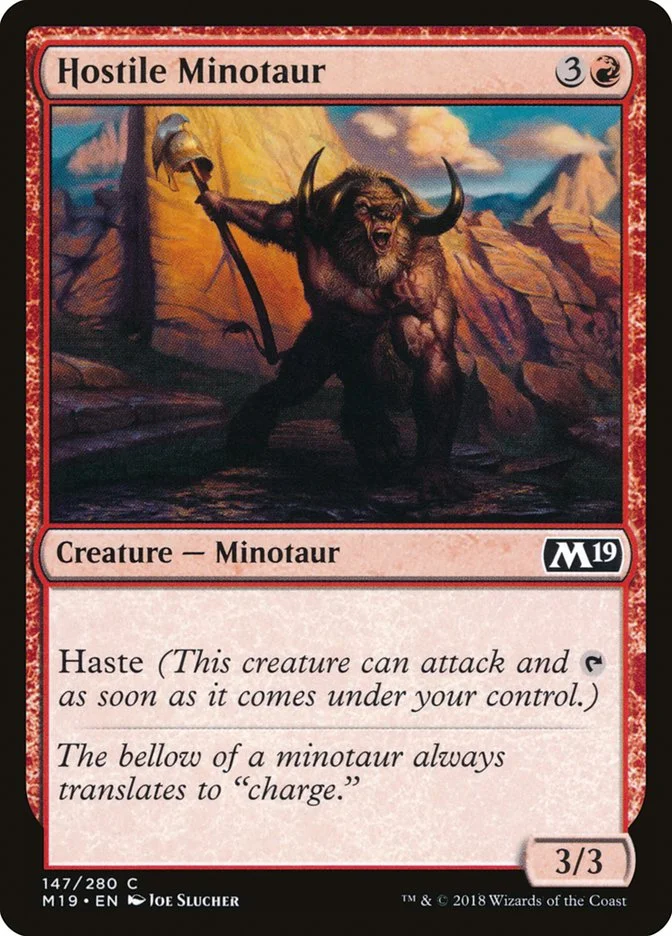 Hostile Minotaur 「M19/147」「EN」
