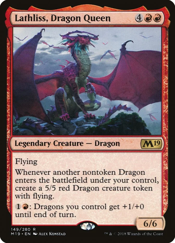 Lathliss, Dragon Queen 「M19/149」「EN」