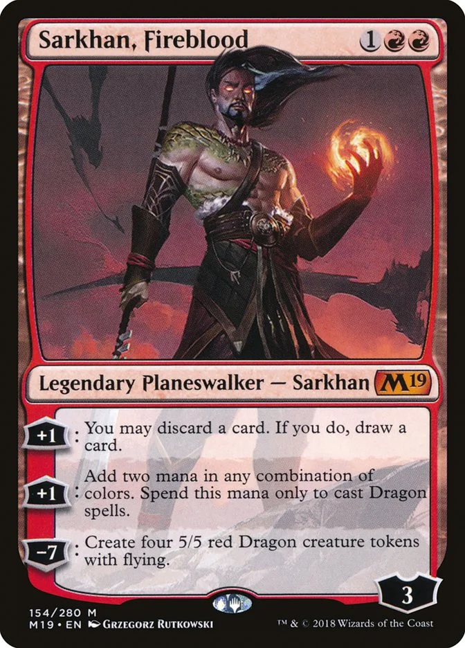 Sarkhan, Fireblood 「M19/154」「EN」